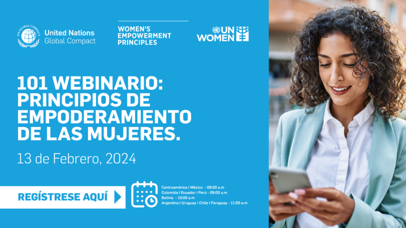 Webinar 101: Principios de Empoderamiento de las Mujeres